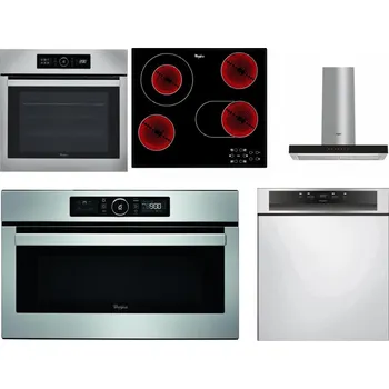 Set domácích spotřebičů WHIRLPOOL ABSOLUTE AKZ9 6230 IX + WHIRLPOOL AKT 8190/BA + WHIRLPOOL WHBS 62F LT K + WHIRLPOOL ABSOLUTE AMW 730 IX + WHIRLPOOL WBC 3C34 PF X