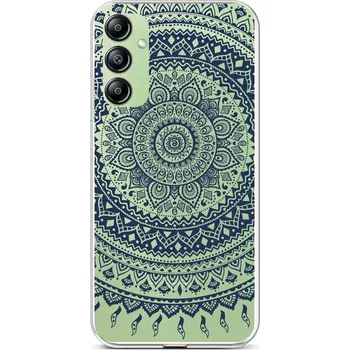 Pouzdro na mobilní telefon Kryt Samsung A14 5G Navy Mandala (obal neboli pouzdro na Samsung A14 5G)