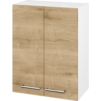 Koupelnový nábytek Dřevojas Horní skříňka DOS SYD2 60 - N01 Bílá lesk / Úchytka T03 / D09 Arlington