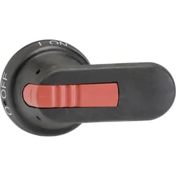 vypínač a zásuvka pistolová rukojeť černá ABB 1SCA022381R0240