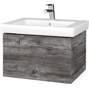 Koupelnový nábytek Dřevojas Koupelnová skříňka VARIANTE SZZ 60 pro umyvadlo Subway 2.0 - D10 Borovice Jackson / D10 Borovice Jackson