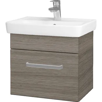 Koupelnový nábytek Dřevojas Koupelnová skříňka SOLO SZZ 50 - D03 Cafe / Úchytka T01 / D03 Cafe