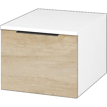 Koupelnový nábytek Dřevojas Nízká skříňka DOS SNZ1 40 - N01 Bílá lesk / Úchytka T07 / D15 Nebraska