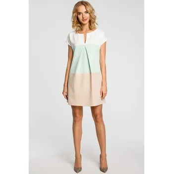 Dámské šaty Made of Emotion Dámské mini šaty Ala M105 mátová L