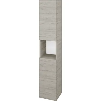 Koupelnový nábytek Dřevojas Vysoká skříň DOS SVD2O 35 - D05 Oregon / Bez úchytky T31 / D05 Oregon / Pravé