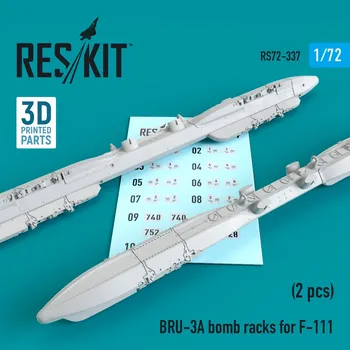 Plastikový model 1/72 BRU-3A bomb racks for F-111 (2 pcs.) 3D-Print