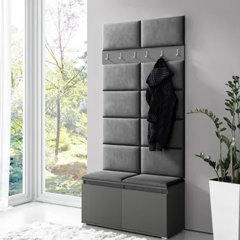 Předsíňová stěna ArtPK Předsíň AMY 1 | grafit barevné provedení: Trinity 15