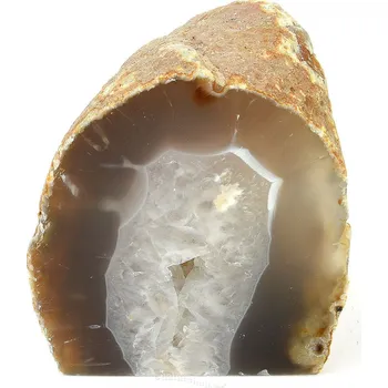 Přírodní kámen Achát geoda s dutinkou (Brazílie) 355g