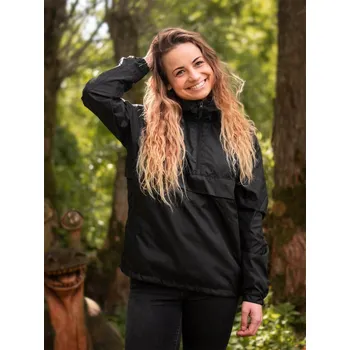 Dámská casual bunda Dámská šusťáková bunda - černá Černá L