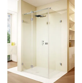 Riho Scandic NXT čtyřúhelníkový sprchový kout 97x77x200 cm, levý, chrom, Riho-Shield, číré sklo (G001057120)