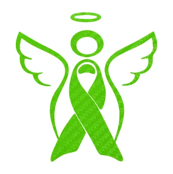 Samolepící dekorace SAMOLEPKA Památeční andělíček memory (58 - 3D karbon zelený kawasaki) NA AUTO, NÁLEPKA, FÓLIE, POLEP, TUNING, VLASTNÍ TEXT, TISK, AUTOSAMOLEPKY.cz, POLEPY, OBRÁZEK, LOGO, SAMOLEPKY