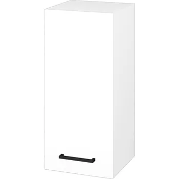 Koupelnový nábytek Dřevojas Horní skříňka SYD 35 - M01 Bílá mat / Úchytka T06 / M01 Bílá mat / Levé