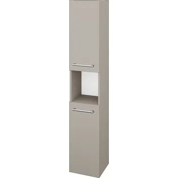 Koupelnový nábytek Dřevojas Vysoká skříň DOS SVD2O 35 - N07 Stone / Úchytka T03 / N07 Stone / Levé