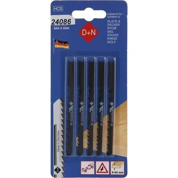 Levior Plátky do přímočaré pily HCS B&D 75/1. 3mm 5ks 12440