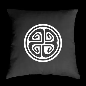 Dekorativní polštářek TEKNOSHOP Opidum Sound 23 tekno polštářek s potiskem červený