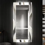 Dekorativní zrcadlo s LED osvětlením do předsíně - Waves