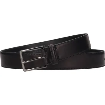 Opasek Kožený pánský opasek Bugatti Parke - černá