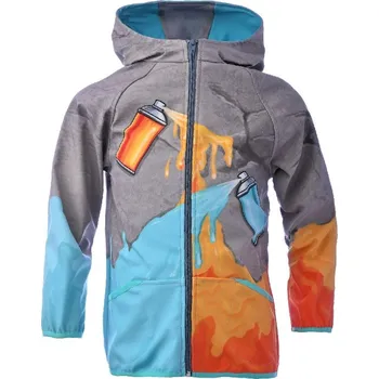 Chlapecká bunda Dětská softshellová bunda – Graffitti (Velikost bundy: 80)