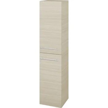 Koupelnový nábytek Dřevojas Vysoká skříň DOS SVD2 35 - D04 Dub / Úchytka T02 / D04 Dub / Pravé