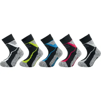 Dětské ponožky NOVIA | Silvertex thermo 1525 - balení 5 párů Velikost: 22-23 ( 33-35 )