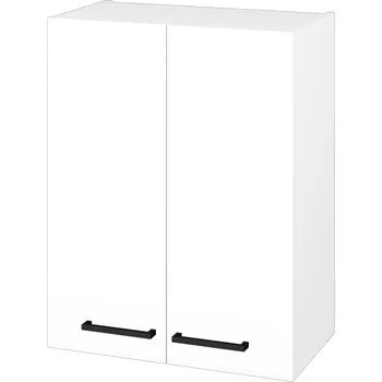 Koupelnový nábytek Dřevojas Horní skříňka DOS SYD2 60 - N01 Bílá lesk / Úchytka T06 / L01 Bílá vysoký lesk