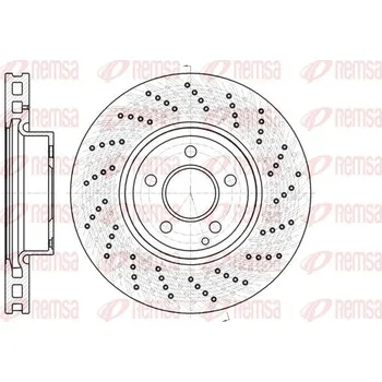 Brzdový kotouč Brzdový kotouč REMSA 61185.10