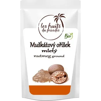 Koření Muškátový oříšek mletý BIO 250 g Les Fruits du Paradis