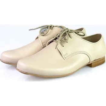 Chlapecká obuv Společenské chlapecké boty 99M béžové , Dětské boty 26
