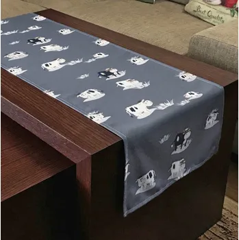 ubrus Šedý běhoun s motivem krávy Šířka: 40 cm | Délka: 90 cm