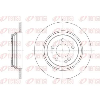 Brzdový kotouč Brzdový kotouč REMSA 61616.00