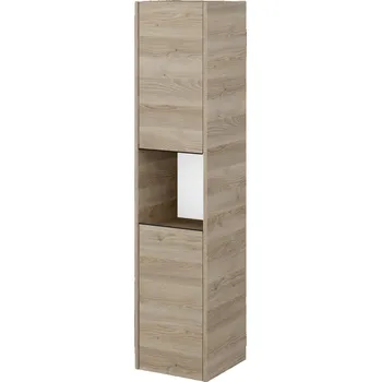 Koupelnový nábytek Dřevojas Vysoká skříň BONO SVD2O 35 - D17 Colorado / Úchytka T33 / D17 Colorado / Levé