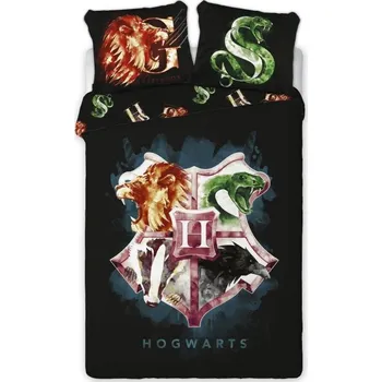 Povlečení FARO Povlečení Harry Potter black Bavlna, 140/200, 70/90 cm