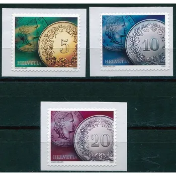 Poštovní známka Swiss post (2022) MiNr. 2750 - 2752 ** - Švýcarsko - Mince