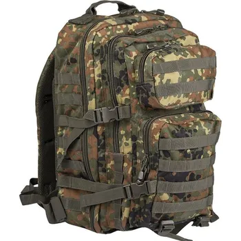 turistický batoh Batoh vojenský ASSAULT pack LARGE flecktarn (Batohy o obsahu od 50 do 85 litrů. Batoh je středně velký, určen pro použití při kratších taktických operacích. )