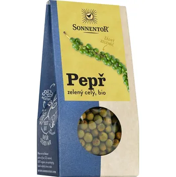 Sonnentor Pepř zelený bio 20 g, celý