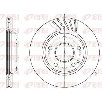 Brzdový kotouč Brzdový kotouč REMSA 6527.10