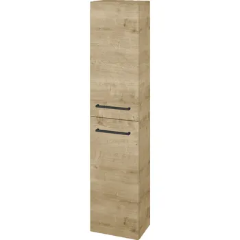 Koupelnový nábytek Dřevojas Vysoká skříň DOS SV1D2 35 - D09 Arlington / Úchytka T06 / D09 Arlington / Levé