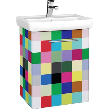 Koupelnový nábytek Dřevojas Koupelnová skříňka DOOR SZD 50 - IND Individual / Úchytka T02 / IND Individual / Pravé