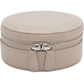 Šperkovnice Šperkovnice Sophia Round Zip Case béžová norková