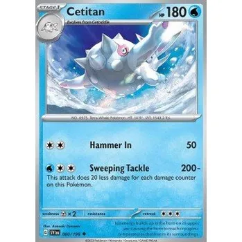 Volný čas Pokémon SV1en 060/198 Cetitan - Scarlet & Violet Stav: Near Mint, Verze: NORMAL