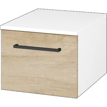 Koupelnový nábytek Dřevojas Nízká skříňka DOS SNZ1 40 - N01 Bílá lesk / Úchytka T06 / D15 Nebraska