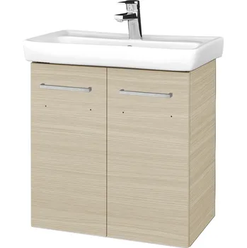Koupelnový nábytek Dřevojas Koupelnová skříňka DOOR SZD2 60 - D04 Dub / Úchytka T04 / D04 Dub