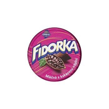 Oplatka Fidorka 30g mléčná s kakaovou náplní (Fidorka oplatka mléčná s kakaovou náplní)
