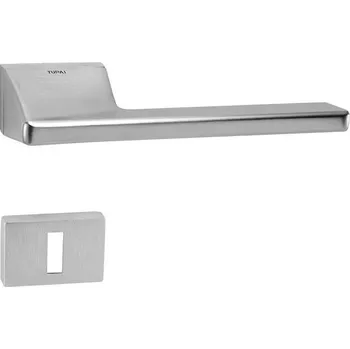 Dveřní kování TUPAI dveřní kování TI - SALINAS - RT 4130RT (chrom broušený) Provedení: Klika/klika na rozetách