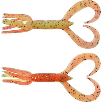 Umělá nástraha Keitech Gumová nástraha Little Spider 3'' Fire Chart 7,6cm/8ks