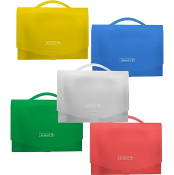 Box na spisy A4 s rukojení - hřbet / transparentní