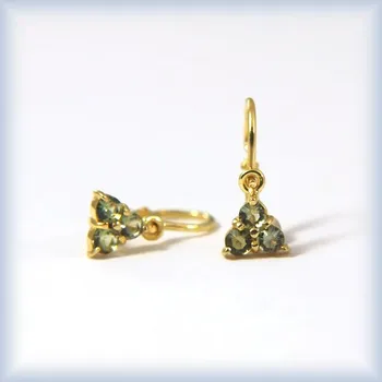 Náušnice bílé zlato