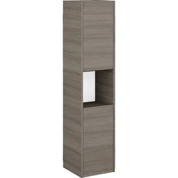 Koupelnový nábytek Dřevojas Vysoká skříň BONO SVD2O 35 - D03 Cafe / Úchytka T33 / D03 Cafe / Pravé