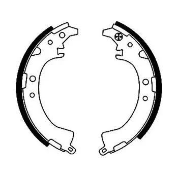 Brzdová čelist Sada brzdových čelistí TEXTAR 91048200