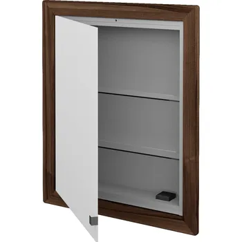 Koupelnový nábytek Dřevojas Jednodveřová galerka GRID GAOE 60 - D06 Ořech / Levé